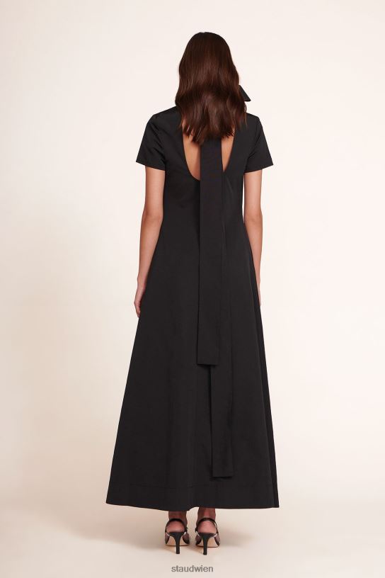 Frauen Ilana-Kleid Schwarz 466Z236 STAUD Kleidung