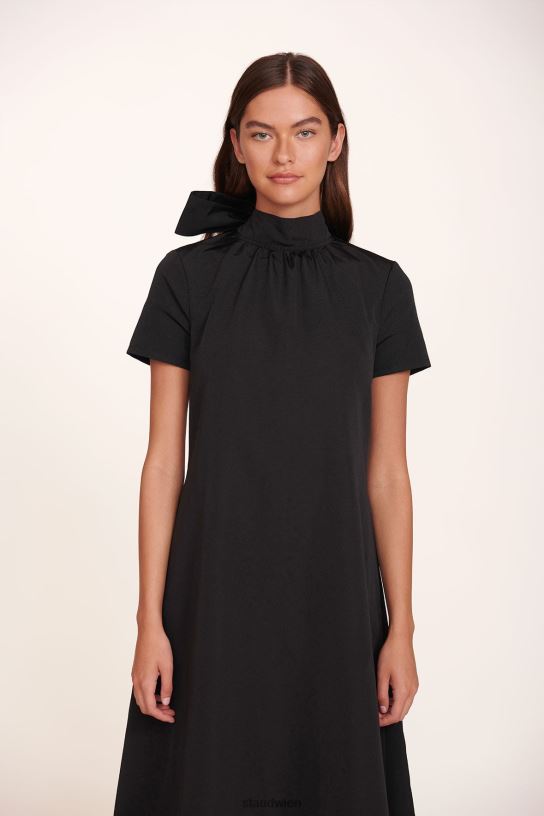 Frauen Ilana-Kleid Schwarz 466Z236 STAUD Kleidung