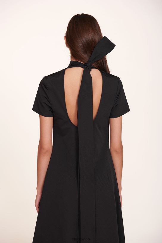 Frauen Ilana-Kleid Schwarz 466Z236 STAUD Kleidung