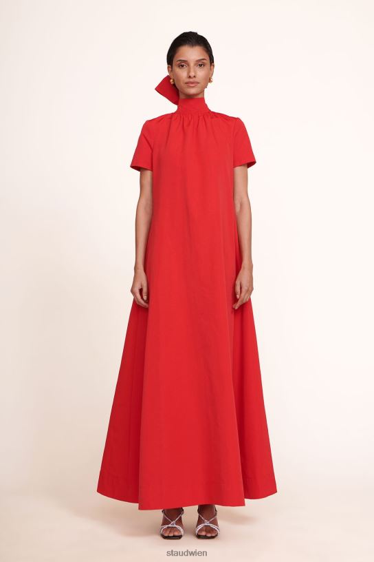 Frauen Ilana-Kleid Weihnachtsstern 466Z237 STAUD Kleidung