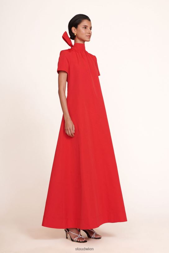 Frauen Ilana-Kleid Weihnachtsstern 466Z237 STAUD Kleidung