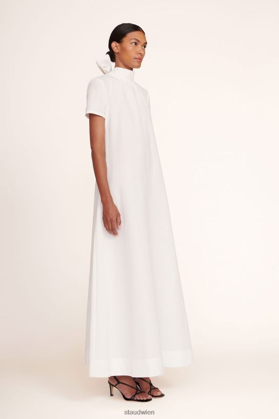Frauen Ilana-Kleid Weiss 466Z238 STAUD Kleidung