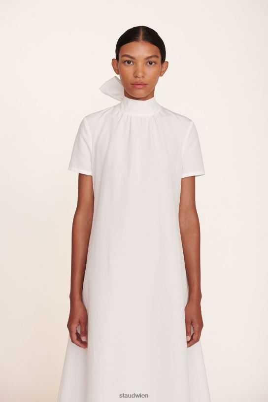 Frauen Ilana-Kleid Weiss 466Z238 STAUD Kleidung
