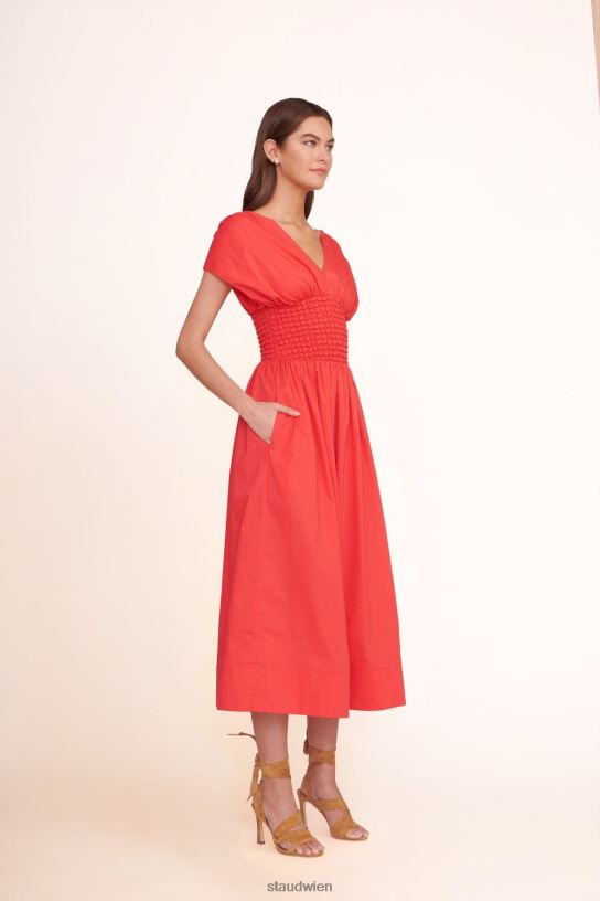 Frauen Jackson-Kleid Hibiskus 466Z180 STAUD Kleidung
