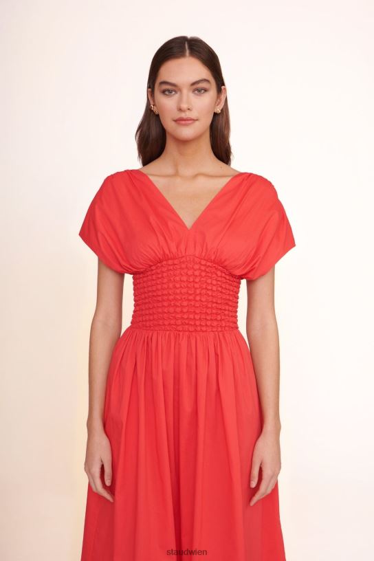 Frauen Jackson-Kleid Hibiskus 466Z180 STAUD Kleidung