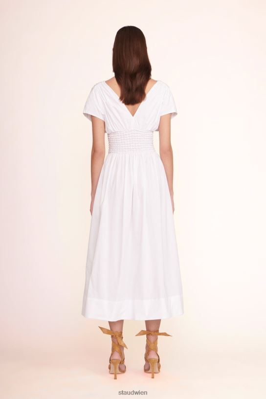 Frauen Jackson-Kleid Weiss 466Z182 STAUD Kleidung