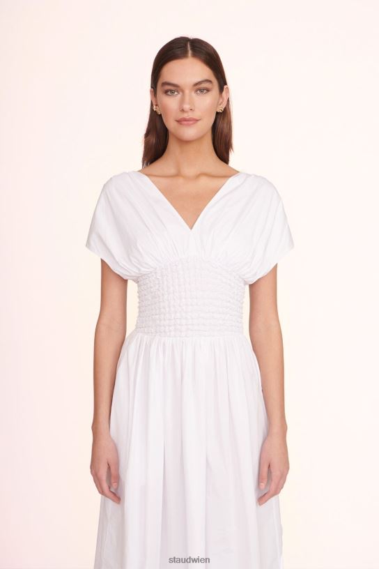 Frauen Jackson-Kleid Weiss 466Z182 STAUD Kleidung