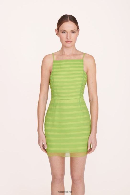 Frauen Jacob-Kleid Kiwi 466Z177 STAUD Kleidung