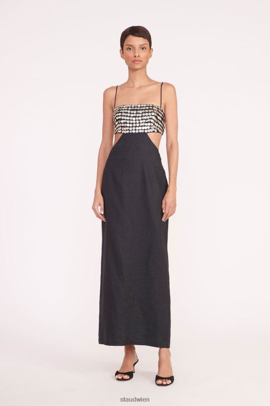 Frauen Jada-Kleid Schwarz 466Z36 STAUD Kleidung