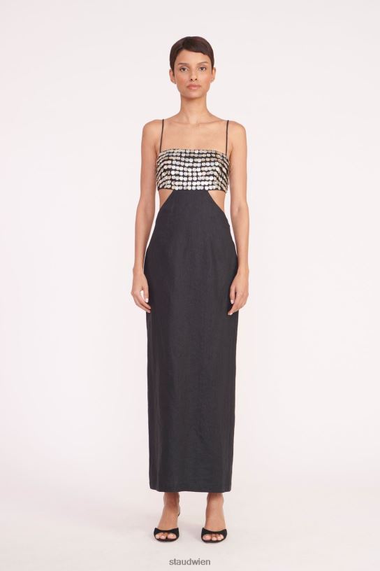 Frauen Jada-Kleid Schwarz 466Z36 STAUD Kleidung