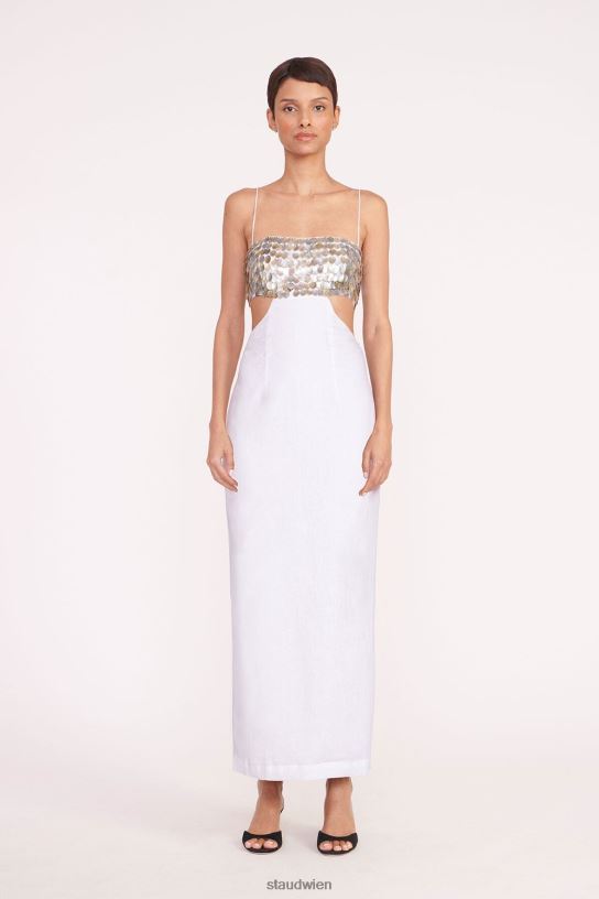 Frauen Jada-Kleid Weiss 466Z37 STAUD Kleidung