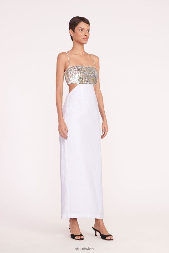 Frauen Jada-Kleid Weiss 466Z37 STAUD Kleidung