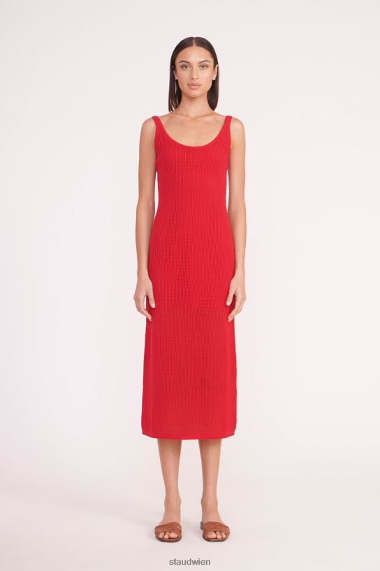 Frauen Jessica Coverup-Kleid Rubin 466Z586 STAUD Kleidung