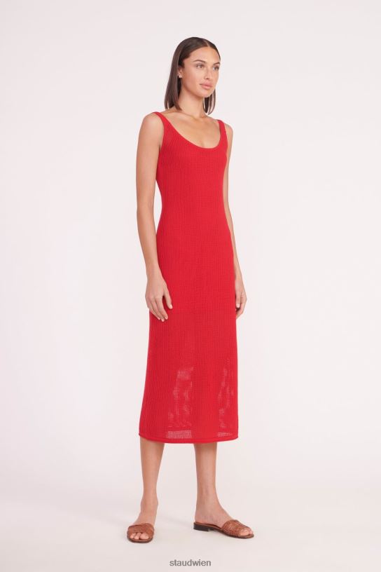 Frauen Jessica Coverup-Kleid Rubin 466Z586 STAUD Kleidung