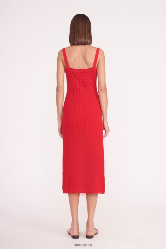 Frauen Jessica Coverup-Kleid Rubin 466Z586 STAUD Kleidung