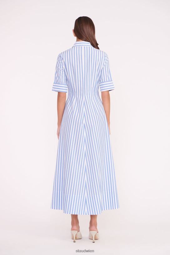 Frauen Joan Maxikleid Meeresstreifen 466Z131 STAUD Kleidung