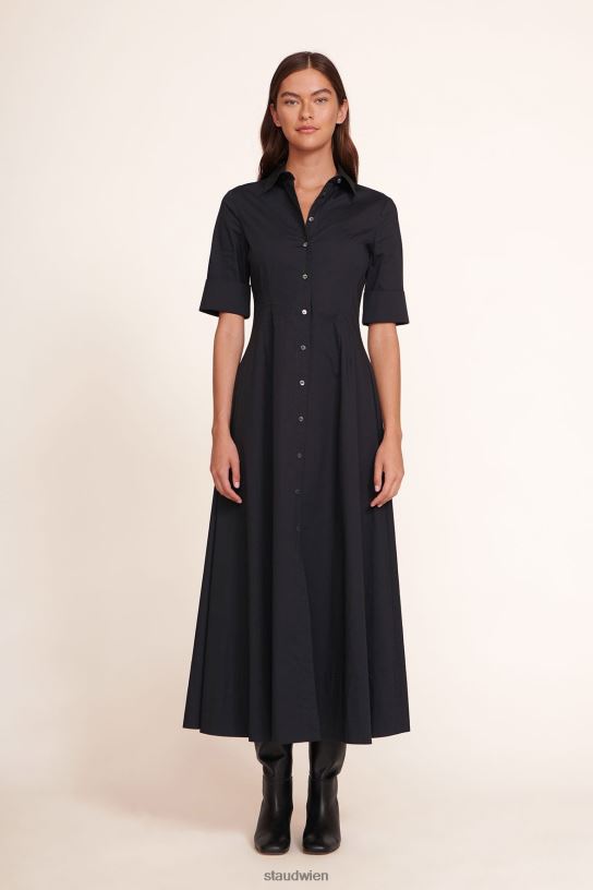 Frauen Joan Maxikleid Schwarz 466Z136 STAUD Kleidung