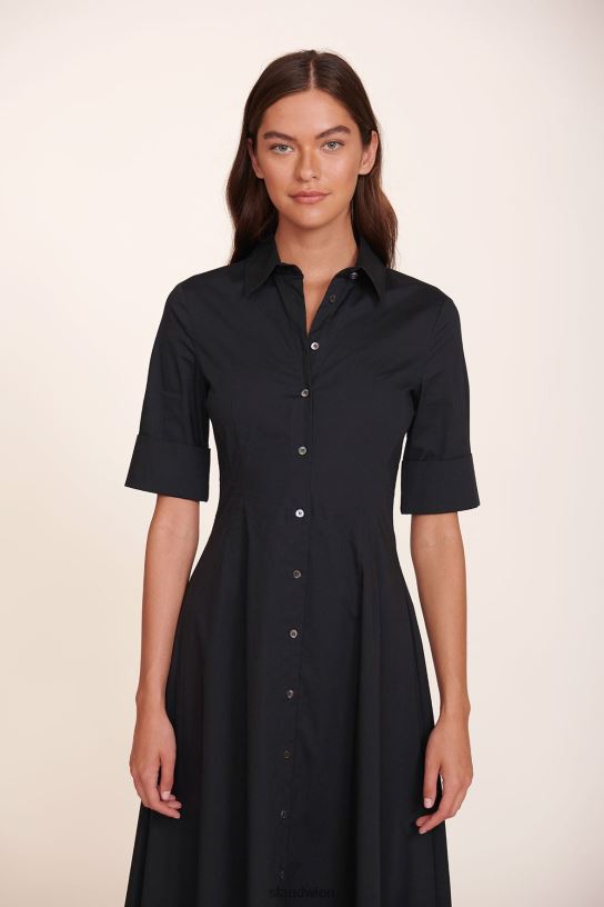 Frauen Joan Maxikleid Schwarz 466Z136 STAUD Kleidung