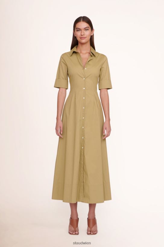 Frauen Joan Maxikleid khaki 466Z135 STAUD Kleidung