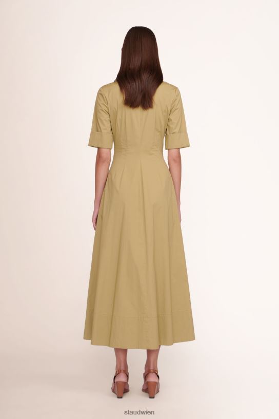 Frauen Joan Maxikleid khaki 466Z135 STAUD Kleidung