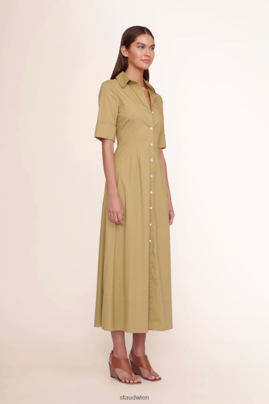 Frauen Joan Maxikleid khaki 466Z135 STAUD Kleidung