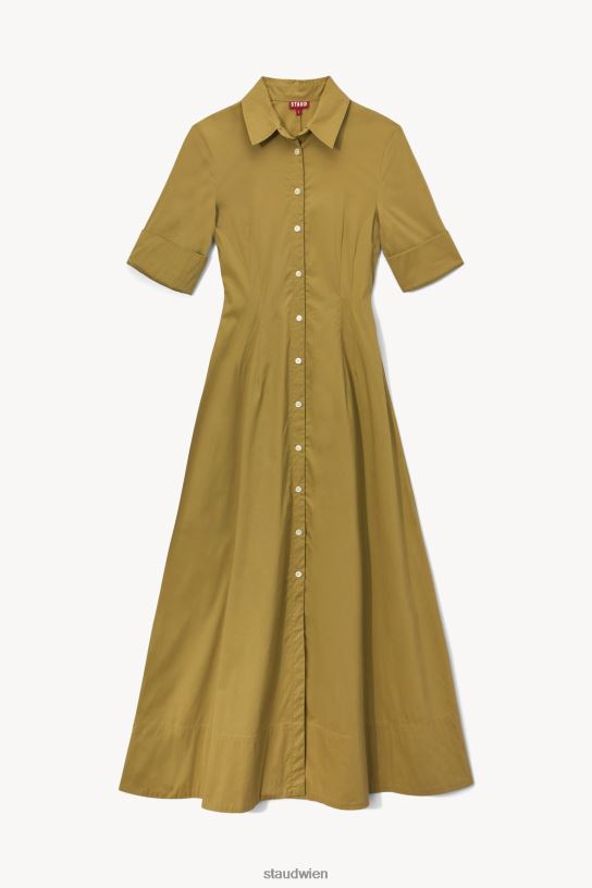 Frauen Joan Maxikleid khaki 466Z135 STAUD Kleidung