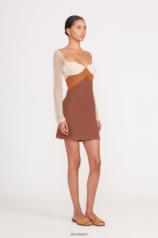 Frauen Jocelyn-Kleid natürliche Sepia-Nelke 466Z30 STAUD Kleidung