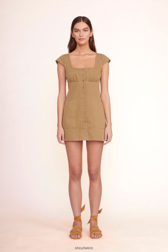 Frauen Julia-Kleid Rosmarin 466Z228 STAUD Kleidung