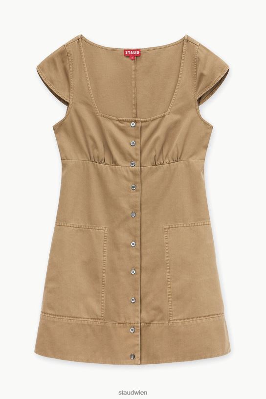 Frauen Julia-Kleid Rosmarin 466Z228 STAUD Kleidung