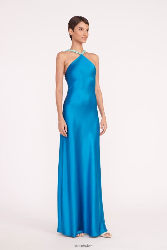 Frauen Kadenzkleid Inselblau 466Z23 STAUD Kleidung