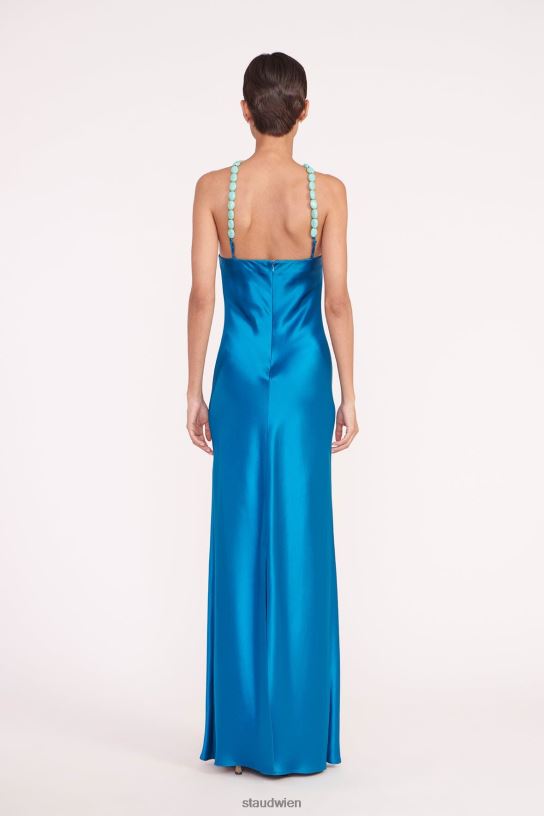 Frauen Kadenzkleid Inselblau 466Z23 STAUD Kleidung