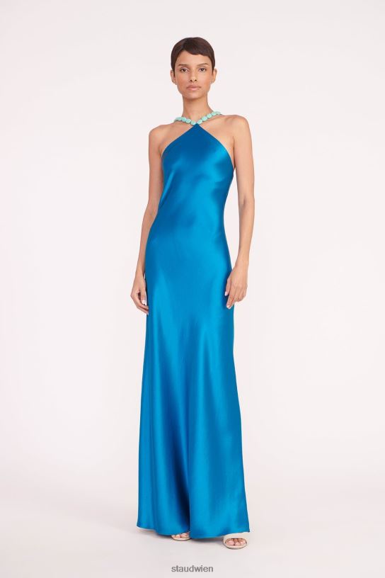 Frauen Kadenzkleid Inselblau 466Z23 STAUD Kleidung