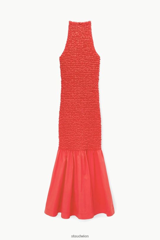 Frauen Kiera-Kleid Hibiskus 466Z178 STAUD Kleidung