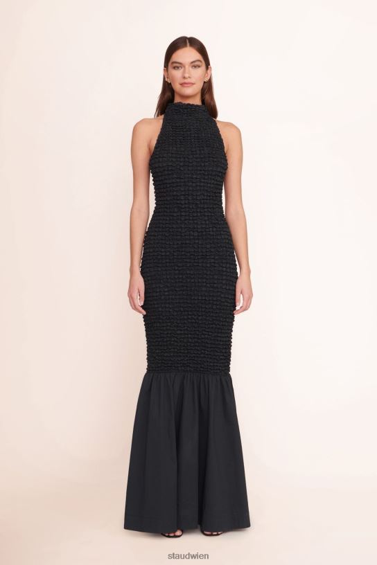Frauen Kiera-Kleid Schwarz 466Z179 STAUD Kleidung