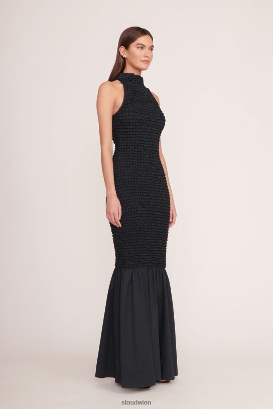 Frauen Kiera-Kleid Schwarz 466Z179 STAUD Kleidung