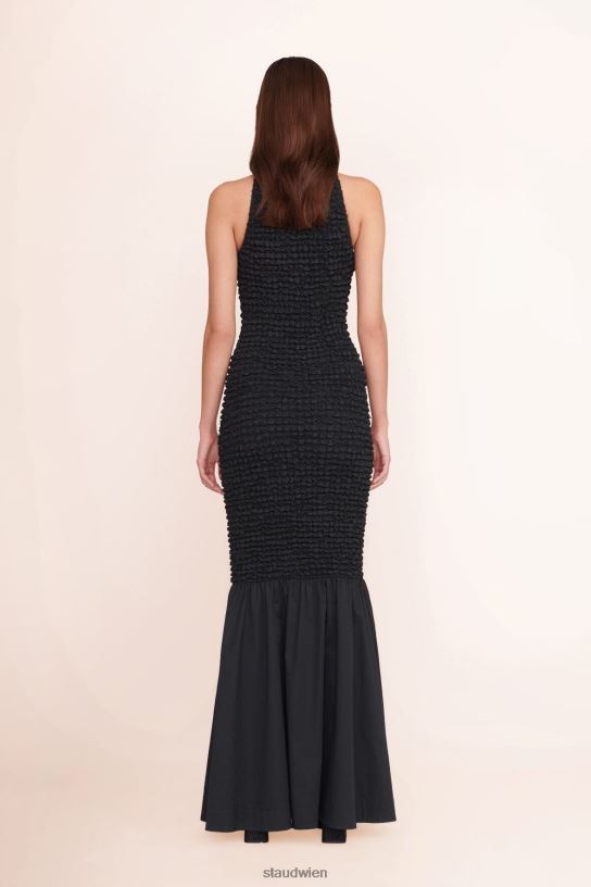 Frauen Kiera-Kleid Schwarz 466Z179 STAUD Kleidung