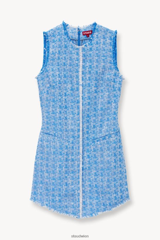 Frauen Kristallkleid Pazifik 466Z210 STAUD Kleidung
