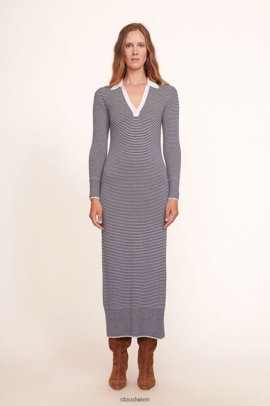Frauen Kronenkleid Meeresstreifen 466Z282 STAUD Kleidung