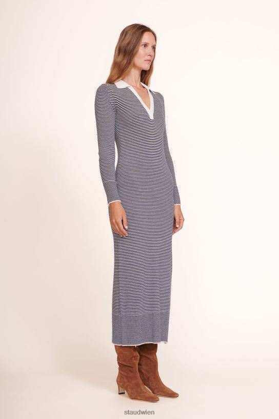 Frauen Kronenkleid Meeresstreifen 466Z282 STAUD Kleidung