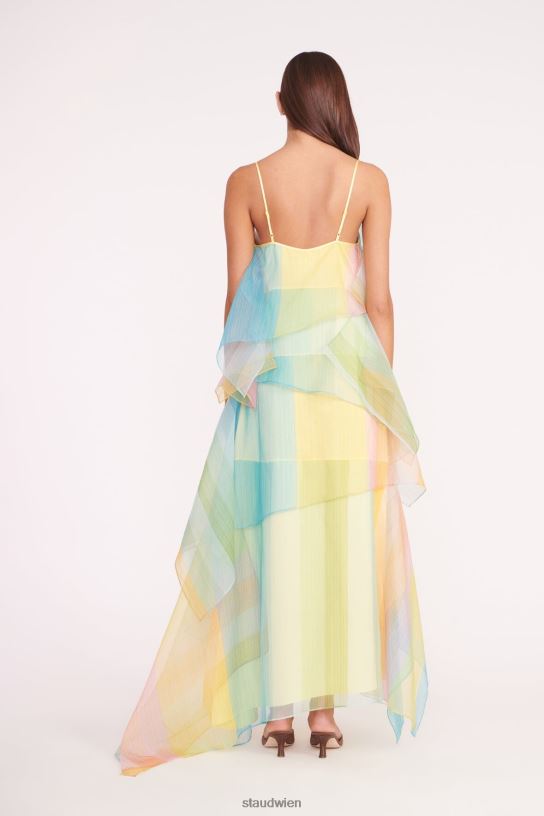 Frauen Kyla-Kleid Küsten-Ombre 466Z155 STAUD Kleidung