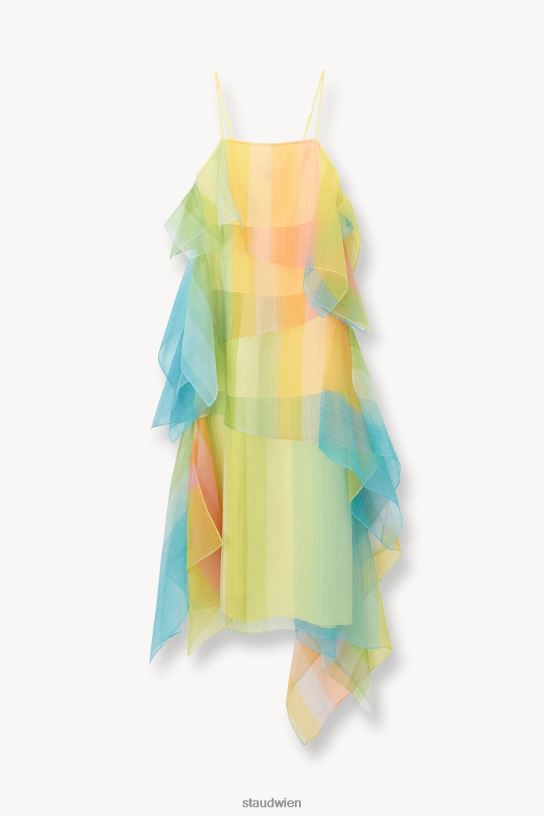 Frauen Kyla-Kleid Küsten-Ombre 466Z155 STAUD Kleidung