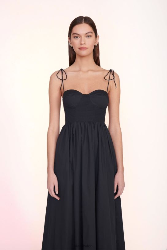 Frauen Landry-Kleid Schwarz 466Z199 STAUD Kleidung