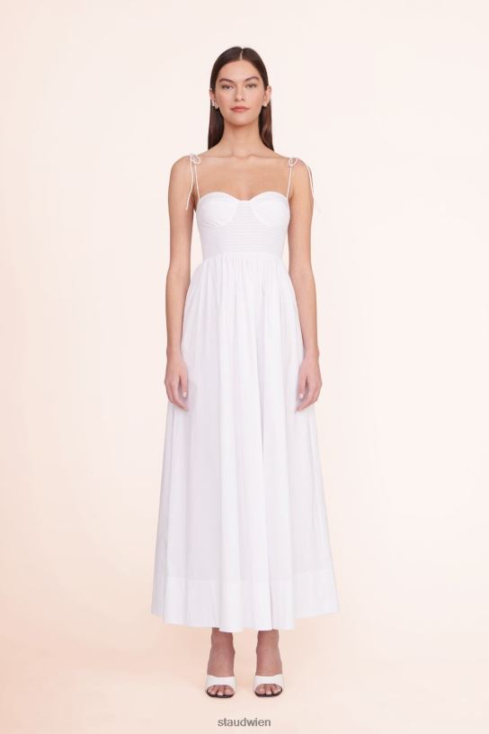 Frauen Landry-Kleid Weiss 466Z200 STAUD Kleidung