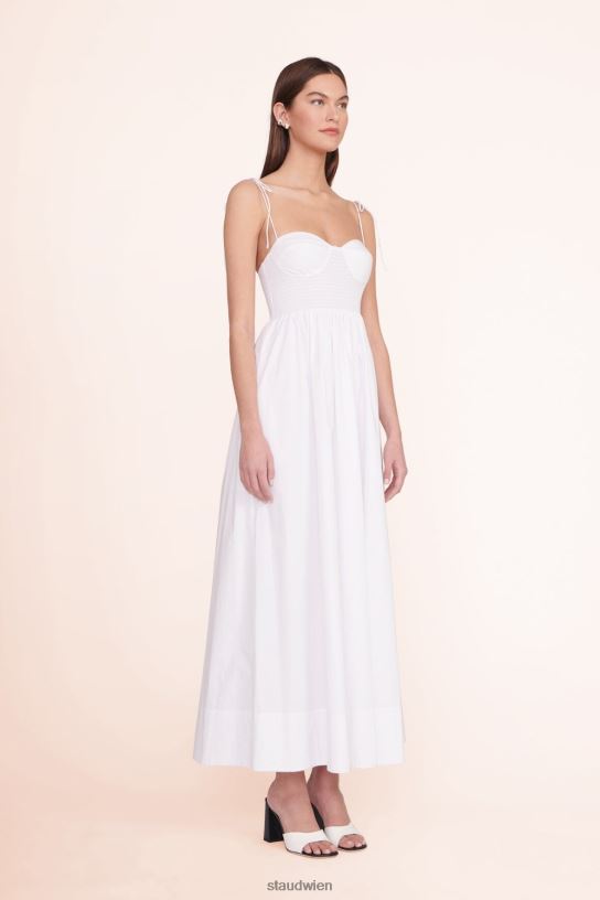 Frauen Landry-Kleid Weiss 466Z200 STAUD Kleidung