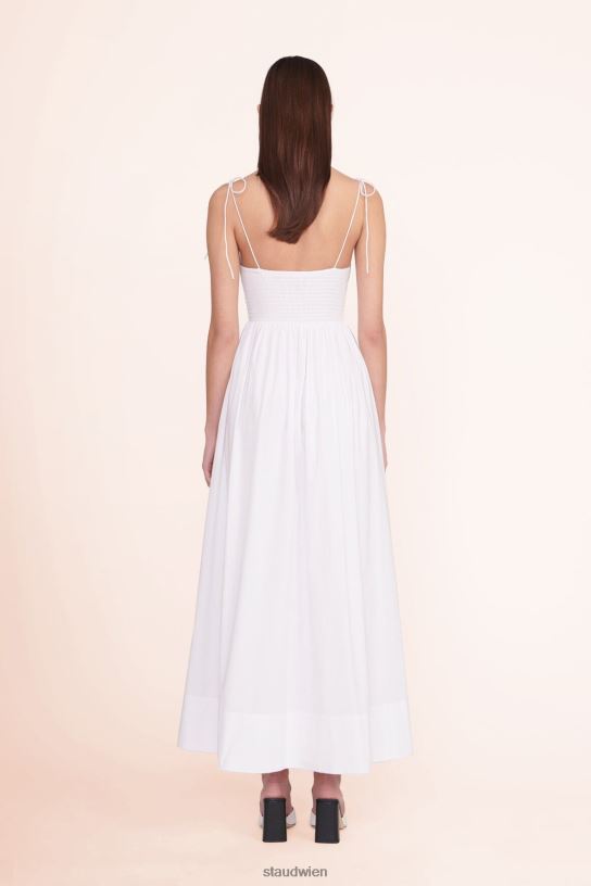 Frauen Landry-Kleid Weiss 466Z200 STAUD Kleidung