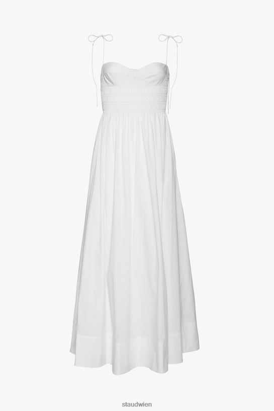 Frauen Landry-Kleid Weiss 466Z200 STAUD Kleidung