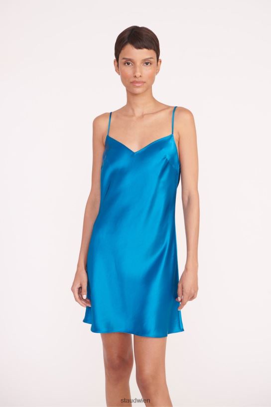 Frauen Lydia-Kleid Inselblau 466Z6 STAUD Kleidung
