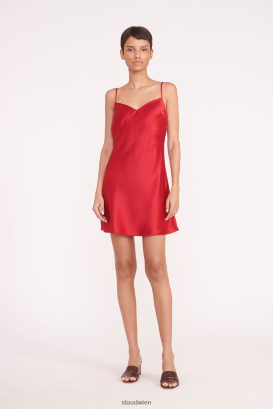 Frauen Lydia-Kleid Rubin 466Z7 STAUD Kleidung