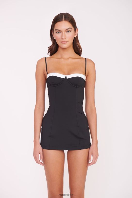 Frauen Maeve Badekleid Schwarz-Weiss 466Z689 STAUD Kleidung