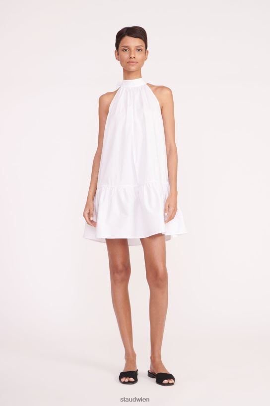 Frauen Marlowe-Kleid Weiss 466Z35 STAUD Kleidung